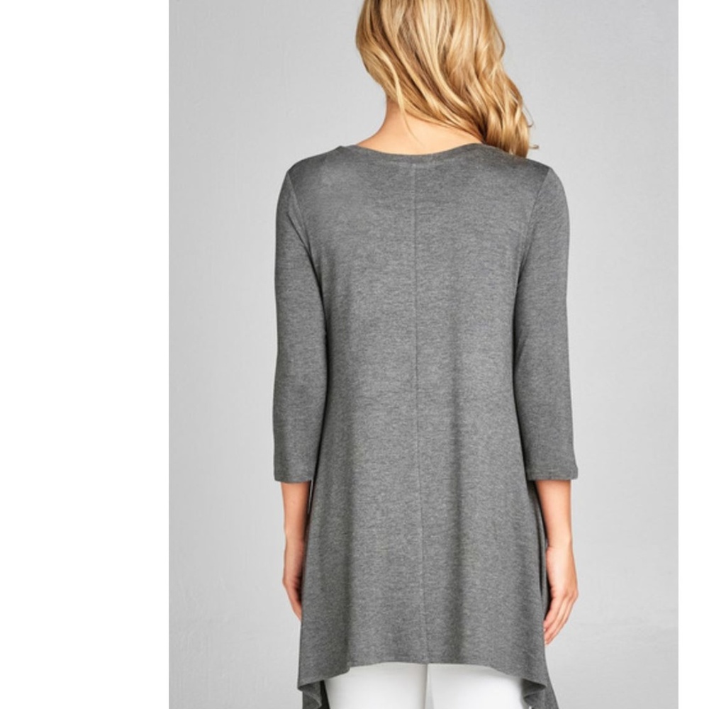 NWT BEST SELLING 3/4" Sleeve Super Soft Tunic - Picture 2 of 2